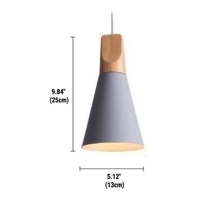 Lampe Pendante Bardais - Design Bois et Métal avec Câble Ajustable