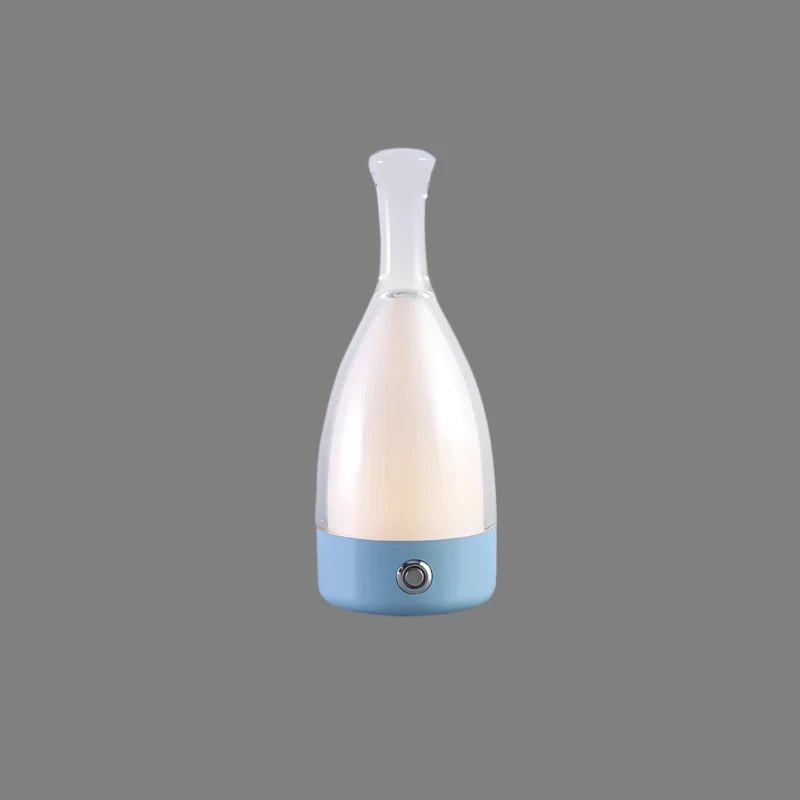 Lampe de Nuit Décorative Rechargeable en Forme de Bouteille de Vin – Éclairage Ambiance LED avec Fonction Dimmable