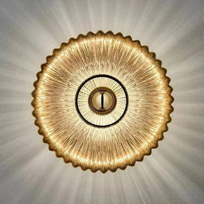 NimbusFlux - Applique en verre avec lumière ondulante