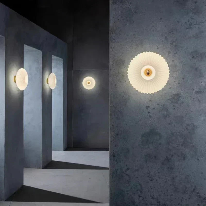NimbusFlux - Applique en verre avec lumière ondulante
