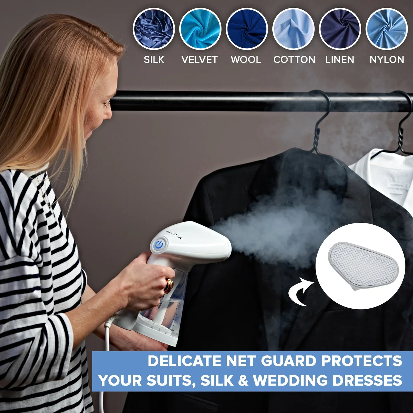 SteamEase – Défroisseur à Main Compact et Puissant pour la Maison et les Voyages