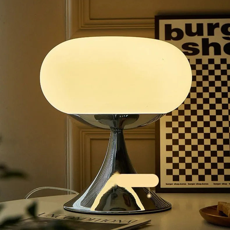 Lampe de Table Style Antique - Applique Moderne en Verre et Métal, Design Inspiré du Bauhaus