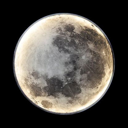 Lampe Murale LED Lune avec Contrôle par Application - 3 Modes de Couleur et Fonction de Dimmabilité