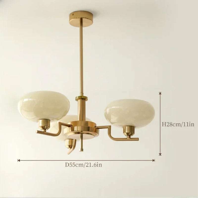 Lampe Plafonnier Bauhaus Médiéval – Lustre Élégant au Design Moderne et Rétro Nordique