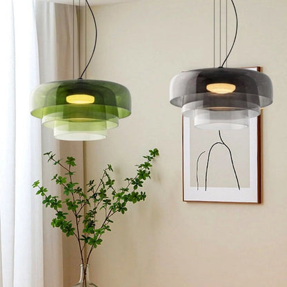 Suspension Moderne en Métal et Verre - Lampe Élégante pour Cuisine et Salle à Manger
