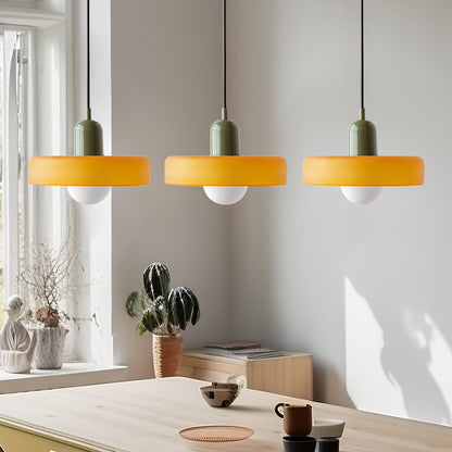 Suspension Simple Bauhaus en Verre – Design Élégant pour Cuisine, Salle à Manger et Salon
