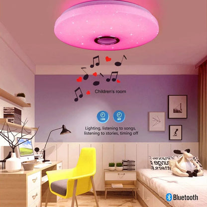 Plafonnier Smart Modern RGB - Éclairage Dynamique et Multicolore avec Contrôle Smartphone