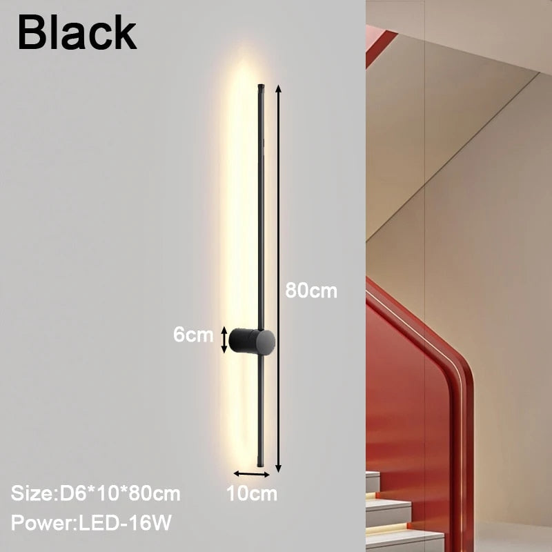 Applique Murale LED Minimaliste NordicShine - Design Scandinave Moderne et Élégant