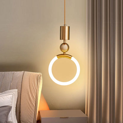 Suspension LED Nordic Simple - Lampe Minimaliste en Métal pour Cuisine, Salle à Manger et Bureau