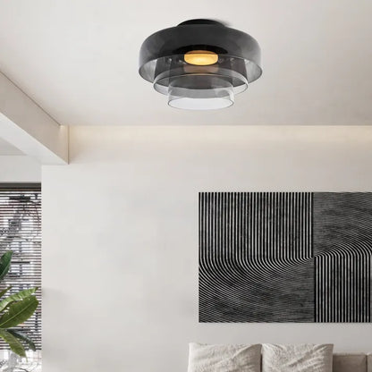 Plafonnier en Verre Design Médiéval Nordique – Éclairage Élégant et Chauffant pour Salon, Chambre ou Salle à Manger
