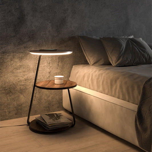 Table d'Appoint Idéale – Design Élégant et Fonctionnel avec Double Plateau pour Plus de Rangement