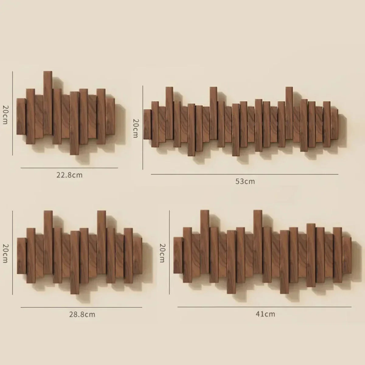 Porte-Manteau Murale en Bois Piano – Pratique et Élégant pour Organiser Votre Entrée