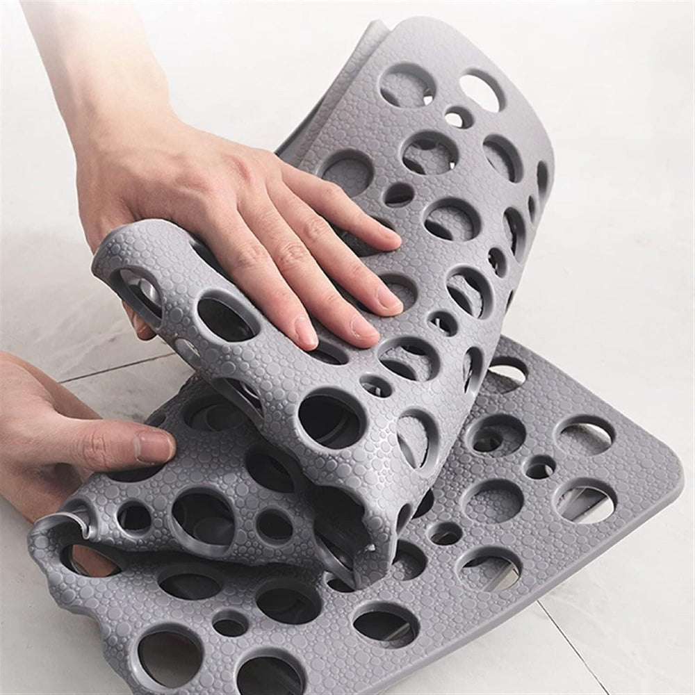 Tapis de Douche Antidérapant avec Ventouses - Sécurité et Hygiène