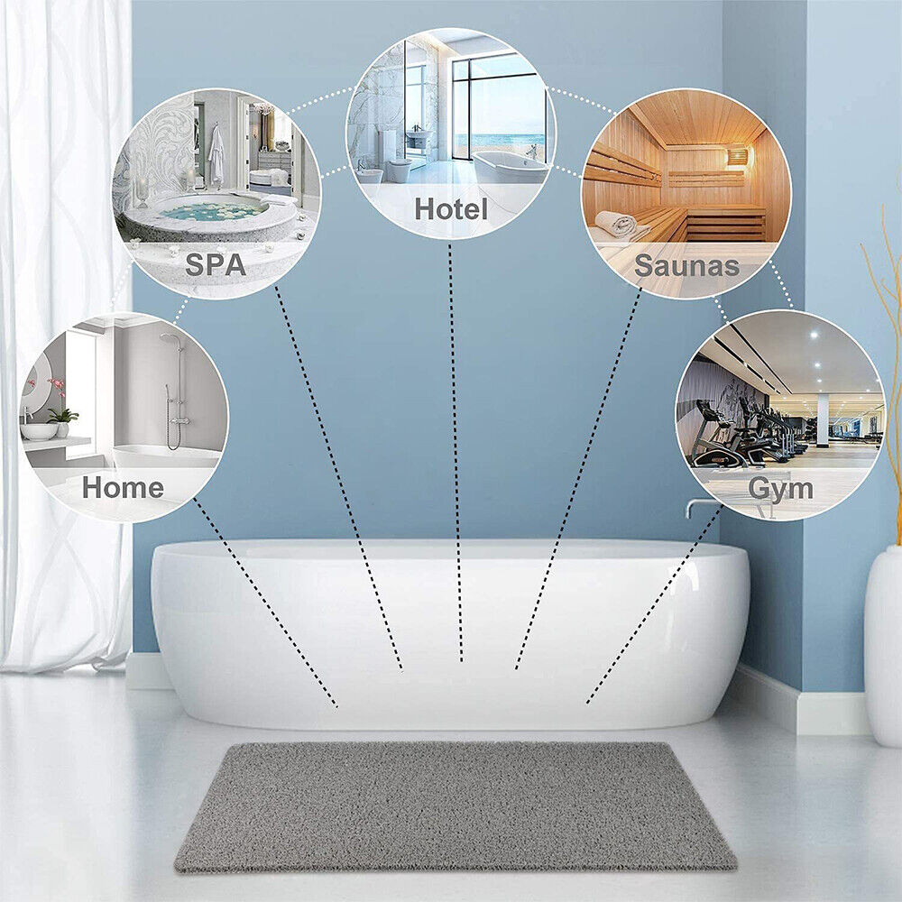 Tapis de Douche Sécurisé et Hygiénique - Antidérapant et Anti-Moisissures
