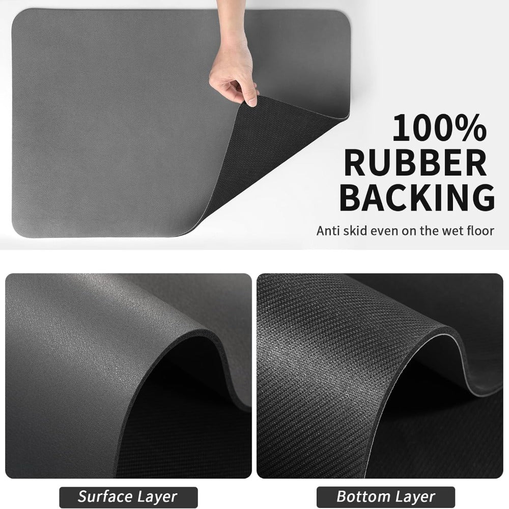 Tapis de Séchage Rapide pour Vaisselle - Ultra Absorbant et Compact