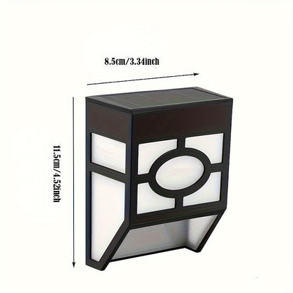 Lumière Solaire LED Murale – Éclairage Extérieur Élégant et Résistant aux Intempéries