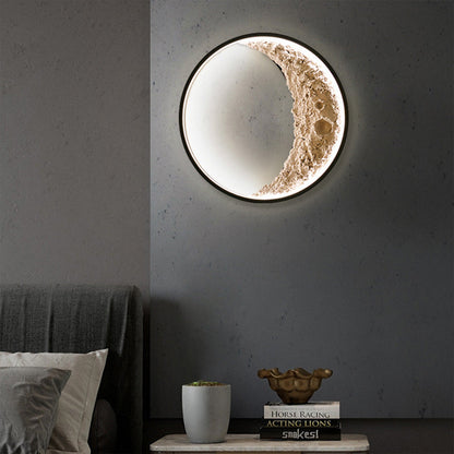 Lampe Murale 3D Lune LED – Éclairage Apaisant pour Intérieur Moderne