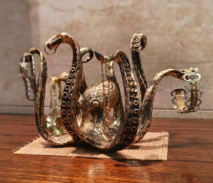 KrakenRust - Porte-Mug Inspiré de la Pieuvre en Fonte
