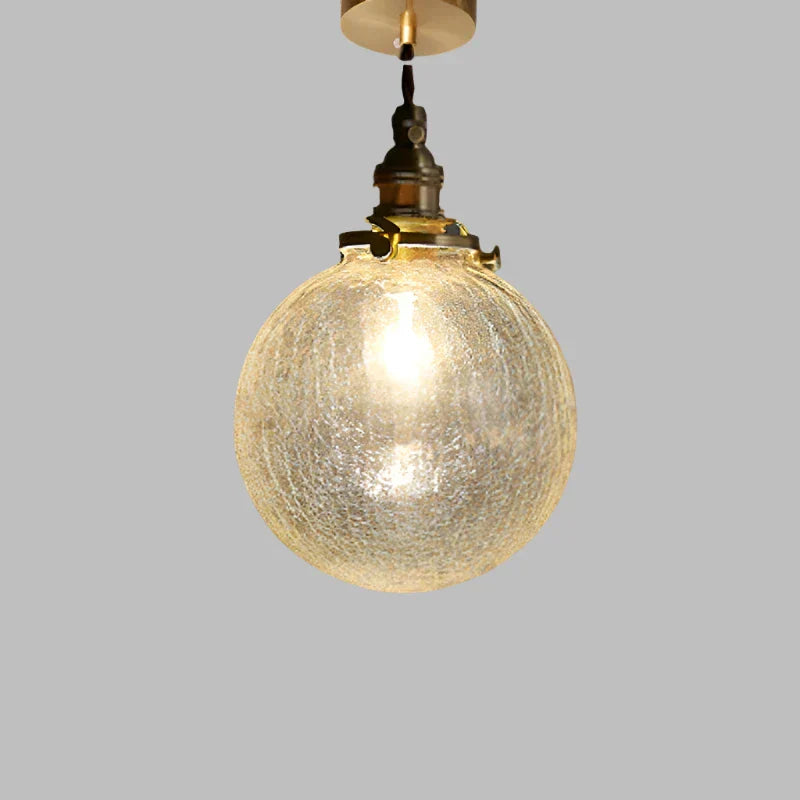 Lampe Suspendue en Verre Transparent LED – Applique Moderne Style Nordique