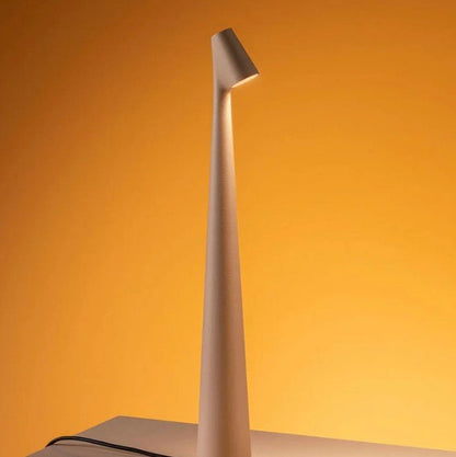 Lampe de Table Rechargeable - Design Élégant en Aluminium avec 3 Niveaux d'Intensité, Disponible en Plusieurs Couleurs