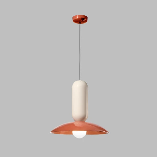 Suspension Macaron Frisbee Pau - Design Coloré et Moderne, Éclairage E27, Idéale pour Cuisine et Salon
