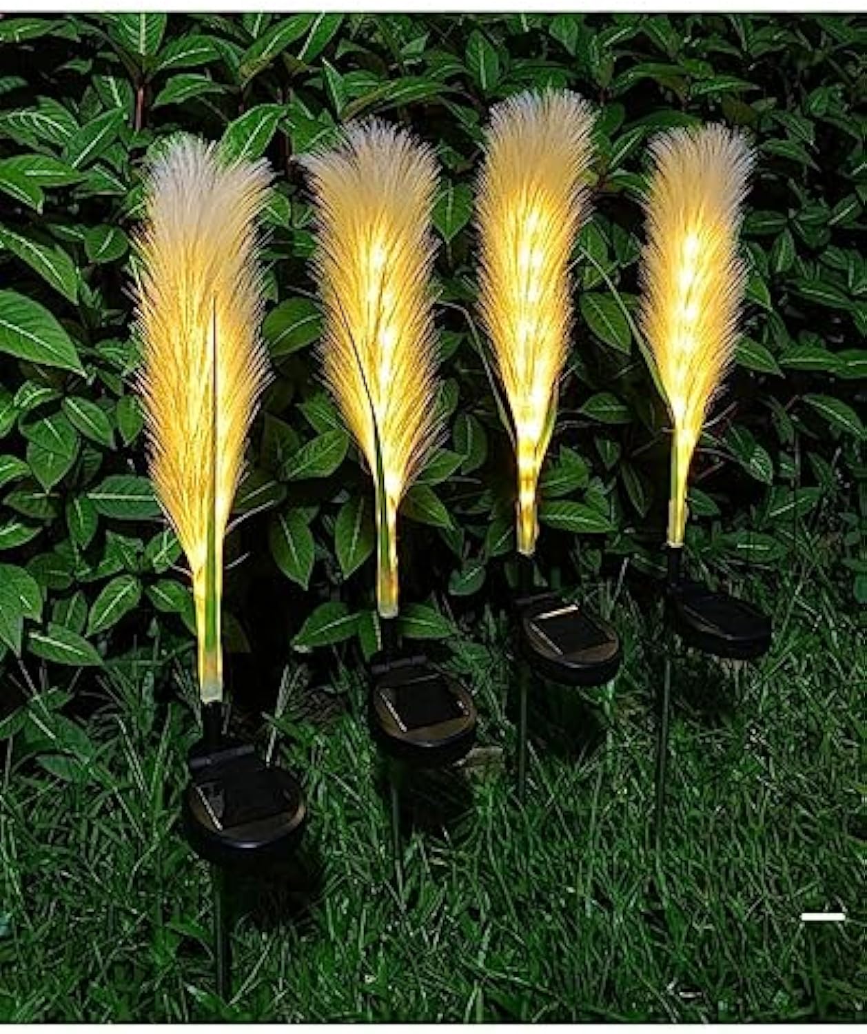Lampe Solaire Extérieure en Roseau Fibre LED - Éclairage Écologique pour Jardin et Terrasse