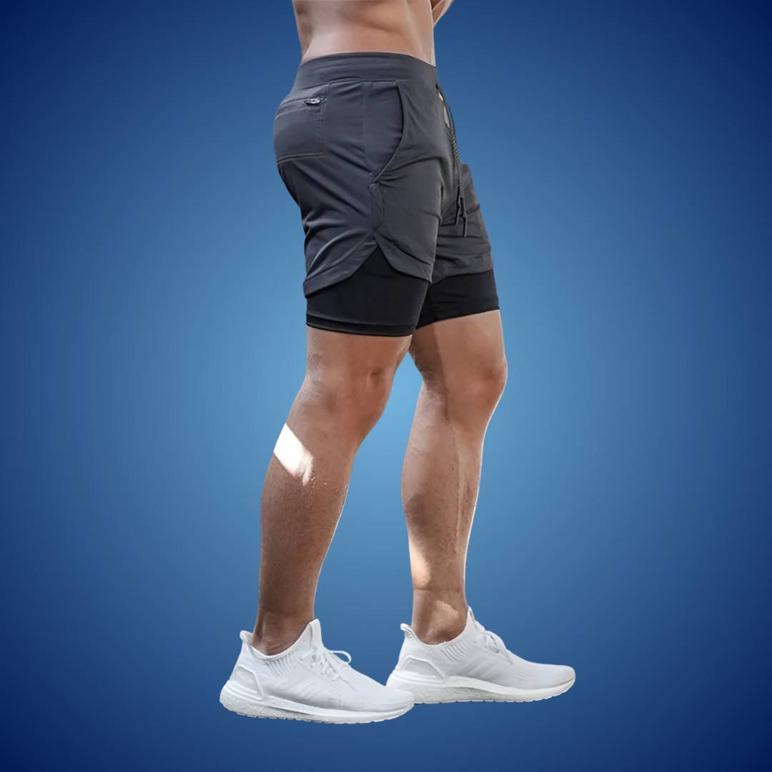 Short de Sport Homme FlexStride – Respirant et Conçu pour la Performance