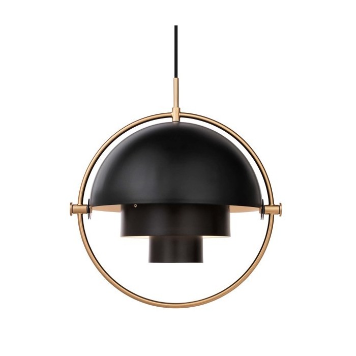 Lampe Pendante LED HanuGlo – Suspension Métallique Moderne à Multi-Couches Rotatives