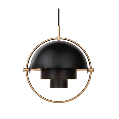 Lampe Pendante LED HanuGlo – Suspension Métallique Moderne à Multi-Couches Rotatives