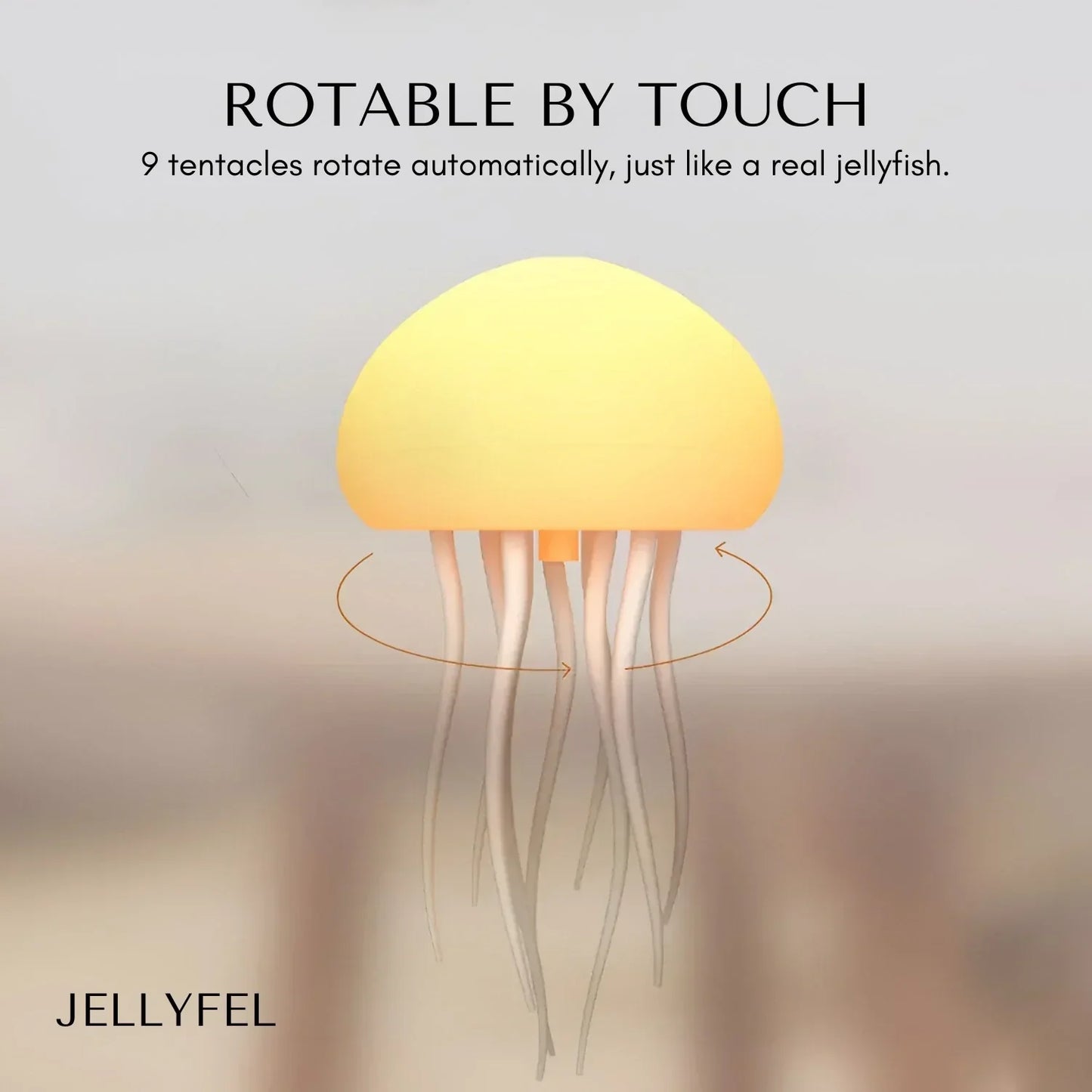 JellyBeat | Lampe à méduse dansante LED colorée et intelligente