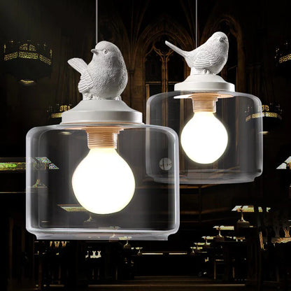 Suspension Élégante à Motif Oiseau – Design Naturel et Moderne