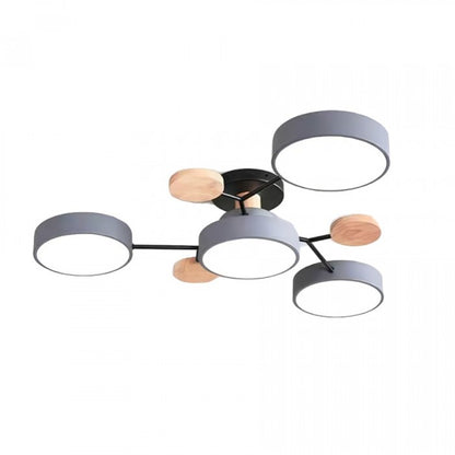 Lampe de plafond LED Nordic Branched Disc - Élégance et chaleur dans votre intérieur