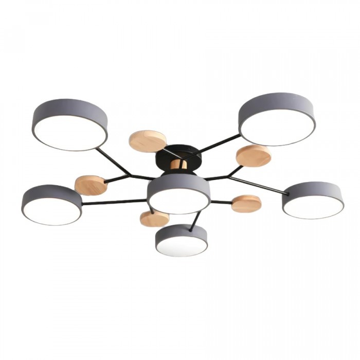 Lampe de plafond LED Nordic Branched Disc - Élégance et chaleur dans votre intérieur