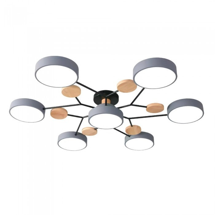 Lampe de plafond LED Nordic Branched Disc - Élégance et chaleur dans votre intérieur