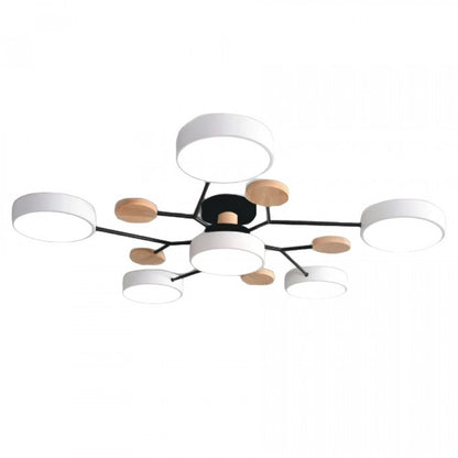 Lampe de plafond LED Nordic Branched Disc - Élégance et chaleur dans votre intérieur