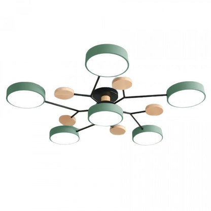 Lampe de plafond LED Nordic Branched Disc - Élégance et chaleur dans votre intérieur