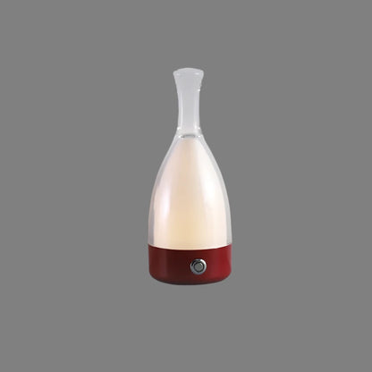 Lampe de Nuit Décorative Rechargeable en Forme de Bouteille de Vin – Éclairage Ambiance LED avec Fonction Dimmable