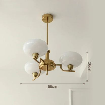 Lampe Plafonnier Bauhaus Médiéval – Lustre Élégant au Design Moderne et Rétro Nordique
