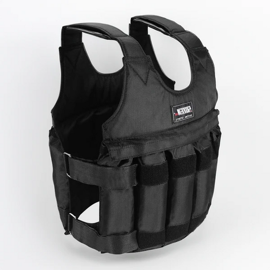 Gilet lesté ajustable 50 kg pour musculation et entraînement intensif – PowerVest Pro