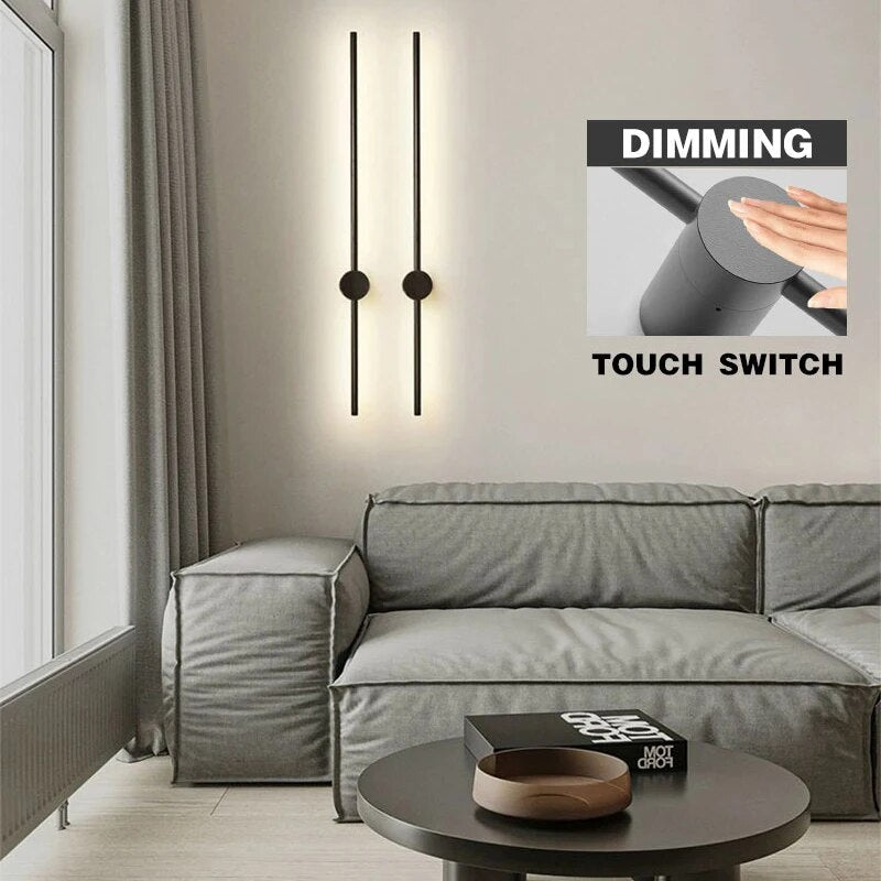 Applique Murale LED Minimaliste NordicShine - Design Scandinave Moderne et Élégant