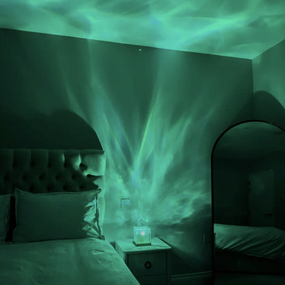 Lampe Relaxante LumaZen – Lumière d’Ambiance Apaisante, Effet Vagues et Couleurs pour Sommeil et Sérénité