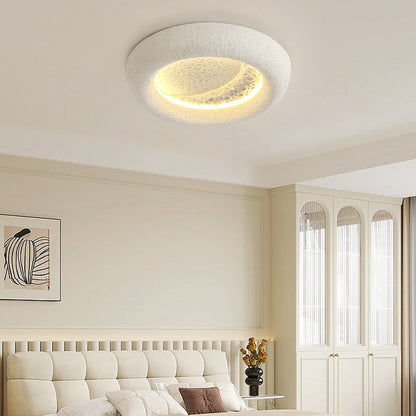 Lampe Murale Moderne Luxe Circulaire en Résine - Éclairage Élégant pour Hôtel et Salon