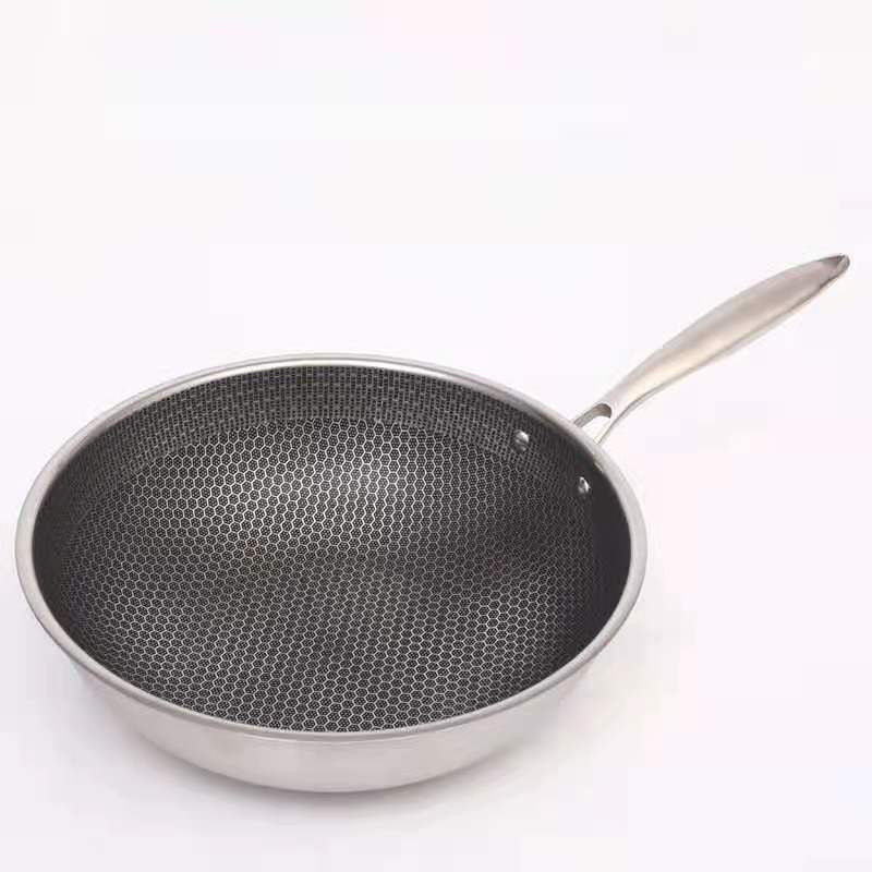 Poêle Antiadhésive en Acier Inoxydable CuisinePro – Cuisson Parfaite et Facile