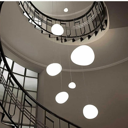 Suspension Nado en Verre Satiné – Design Minimaliste, Lumière Douce, Différents Tailles