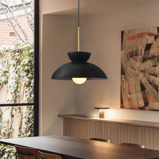 Lampe Pendante Nordic Simple Augustus – Design Minimaliste en Métal et Résine