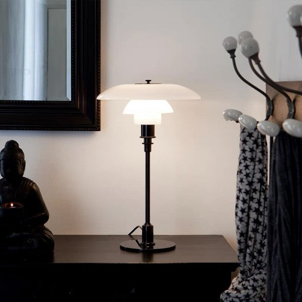 Lampe de Table Disc Multilayer Metal – Élégance Moderne et Ambiance Apaisante