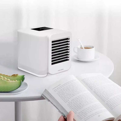 Mini Climatiseur Portable MicroCool – Refroidissement Silencieux avec Réservoir 1000 ml