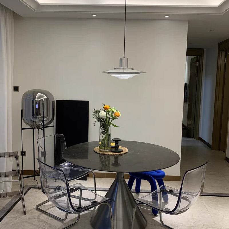 Suspension LED Moderne en Fer et Aluminium - Lampe Design Scandinave