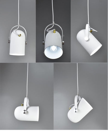Suspension Moderne Nordique en Forme de Goutte d'Angle – Lampe Pendante Métallique pour Salon & Café