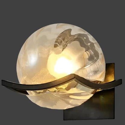 Applique Murale LED Moderne en Verre – Design Élégant et Écologique pour Salon, Chambre et Couloir